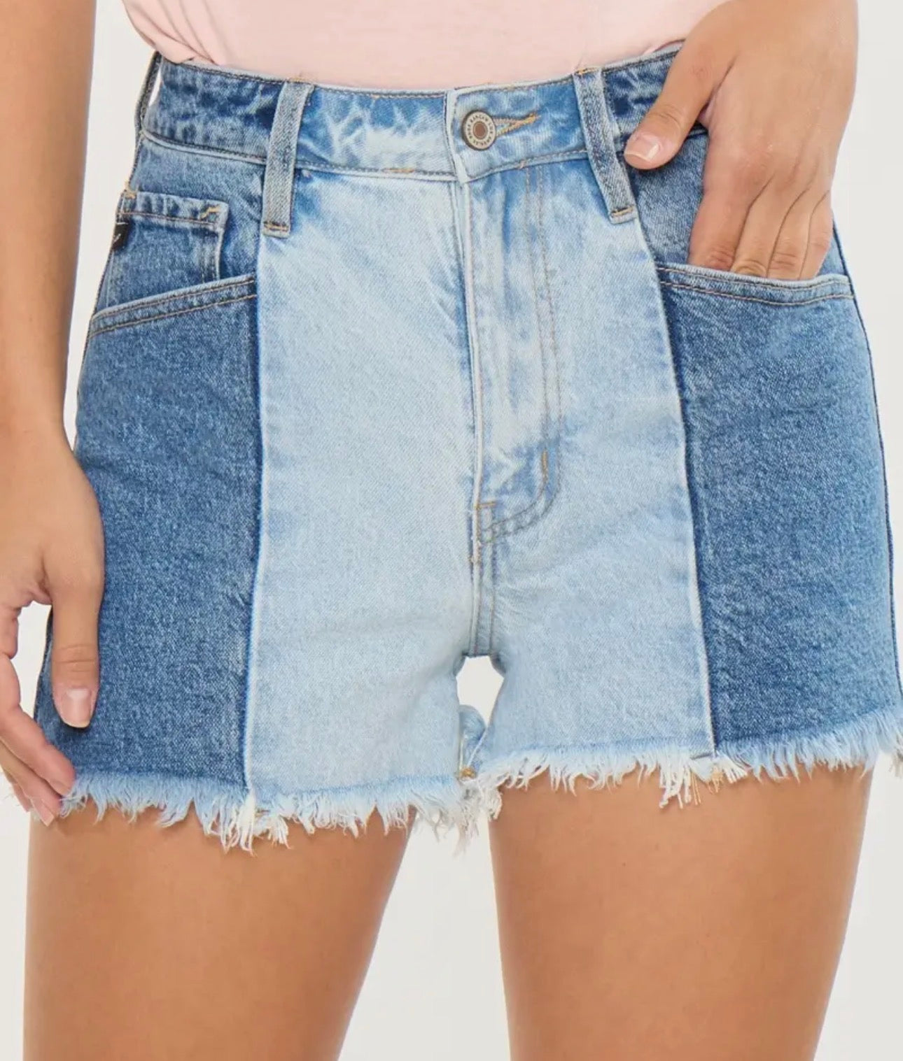 KanCan Two Tone Ultra High Rise | Shorts