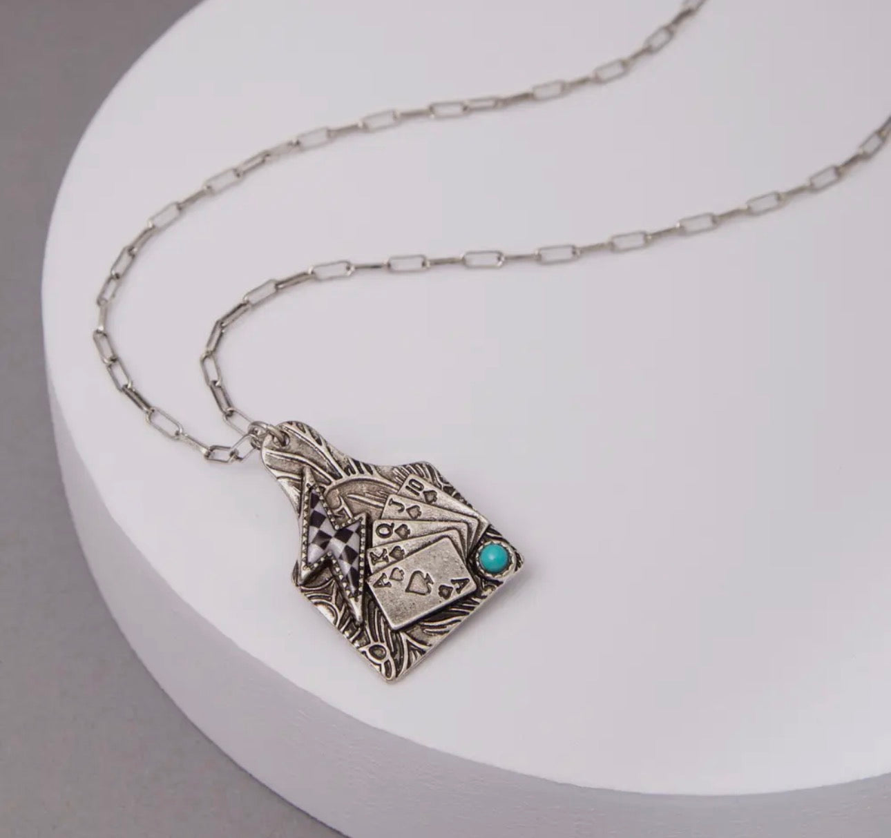 Western Cattle Tag Necklace