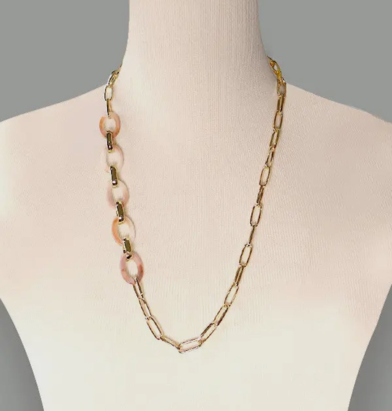Mixed Acrylic Oval Link