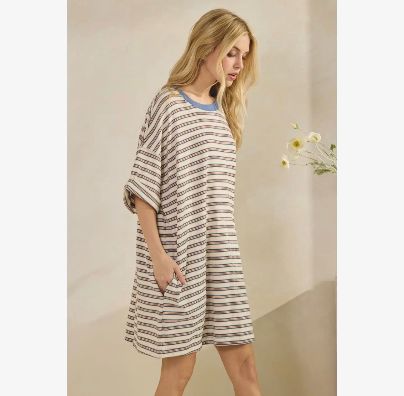 Stripe Knit Dress