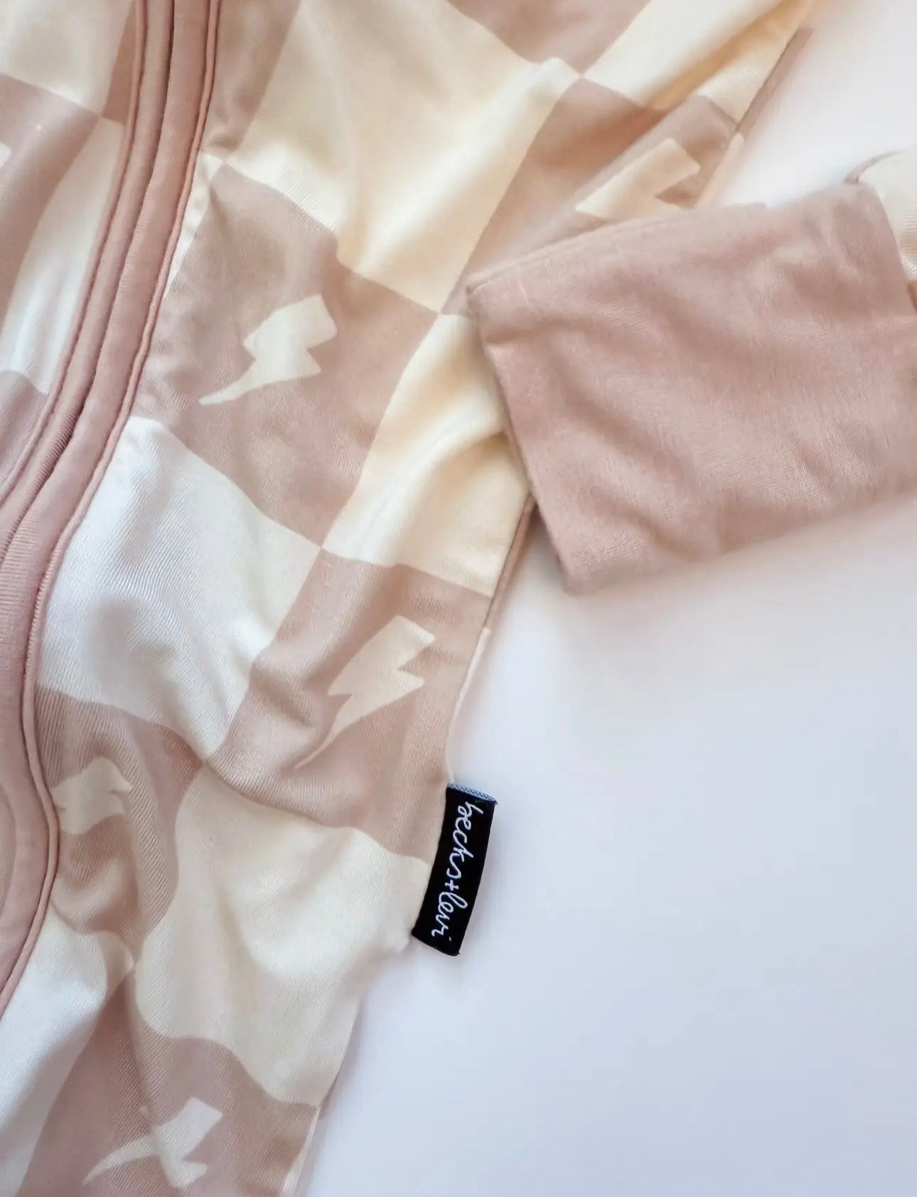 Bamboo Zip Romper | Lightening Bolt