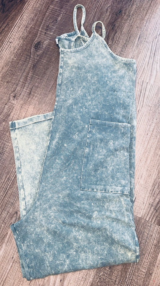 Overalls | Acid Washed with Pockets