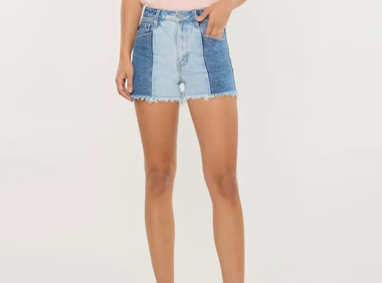 KanCan Two Tone Ultra High Rise | Shorts