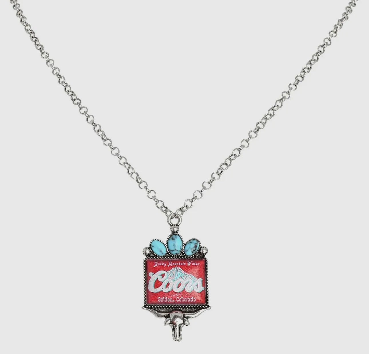 Western Longhorn Coors Pendant