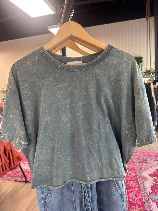 Ash Jade Crop Tee