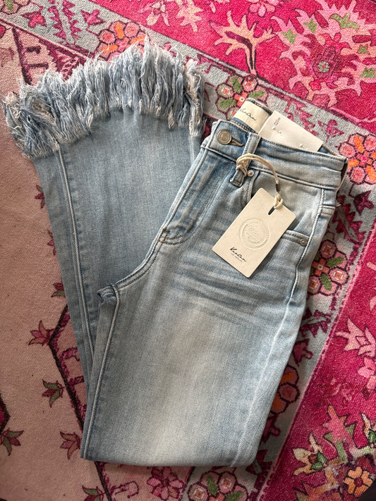 KanCan—High Rise Crop Bootcut Denim
