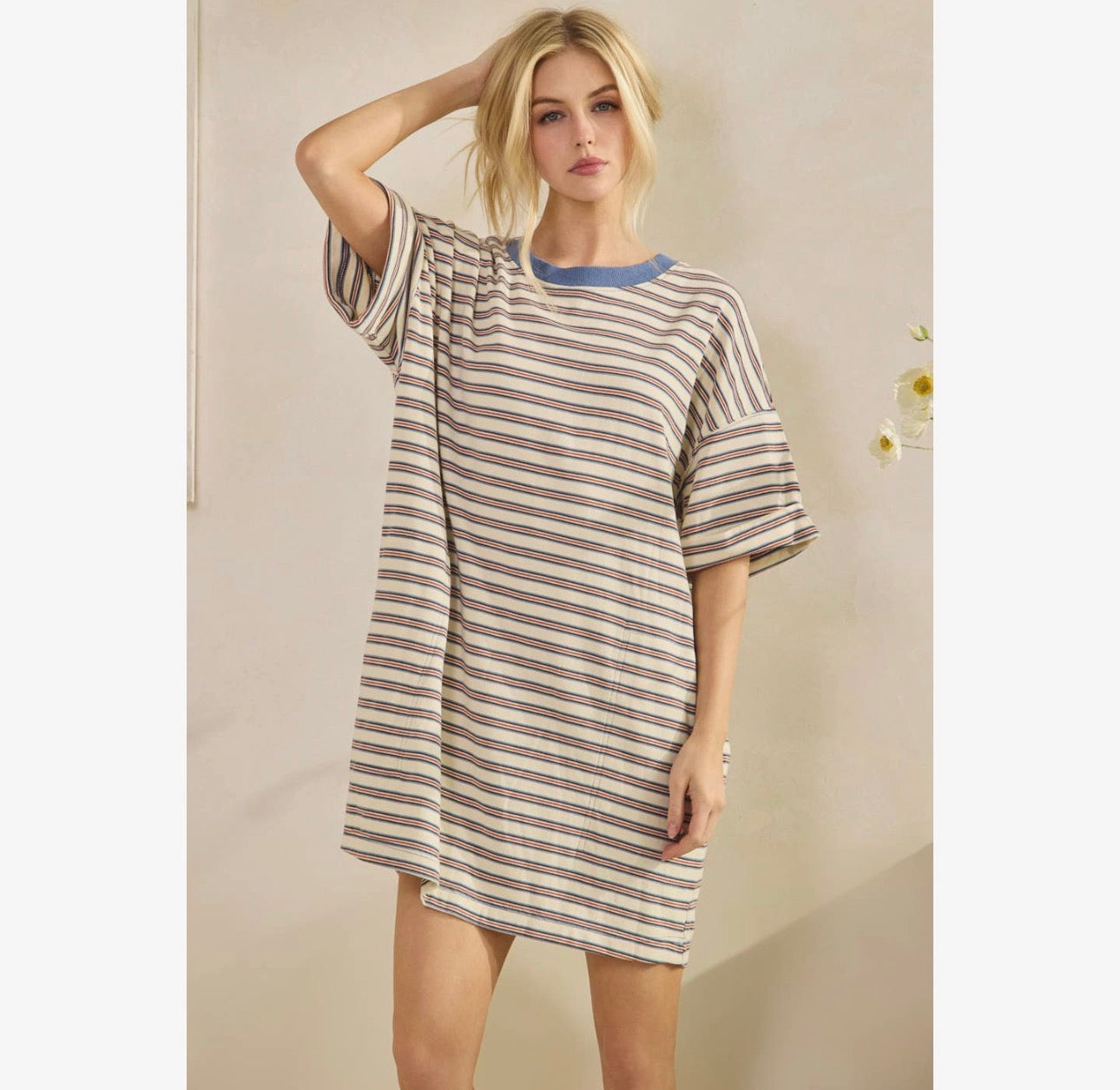 Stripe Knit Dress