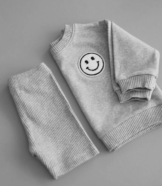 LPK Smiley Biker Shorts Set