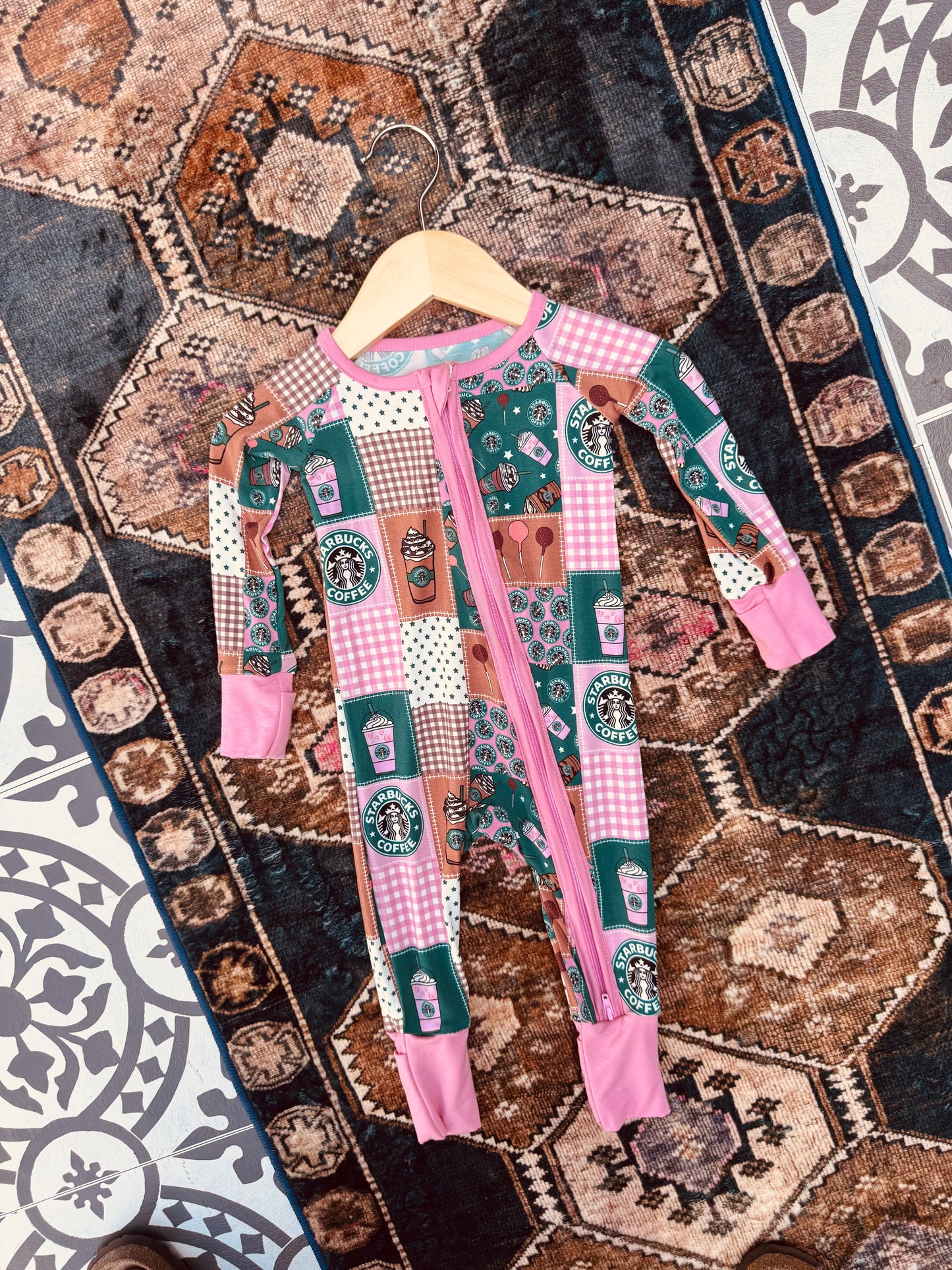 Baby Bamboo Zip Romper | Starbucks