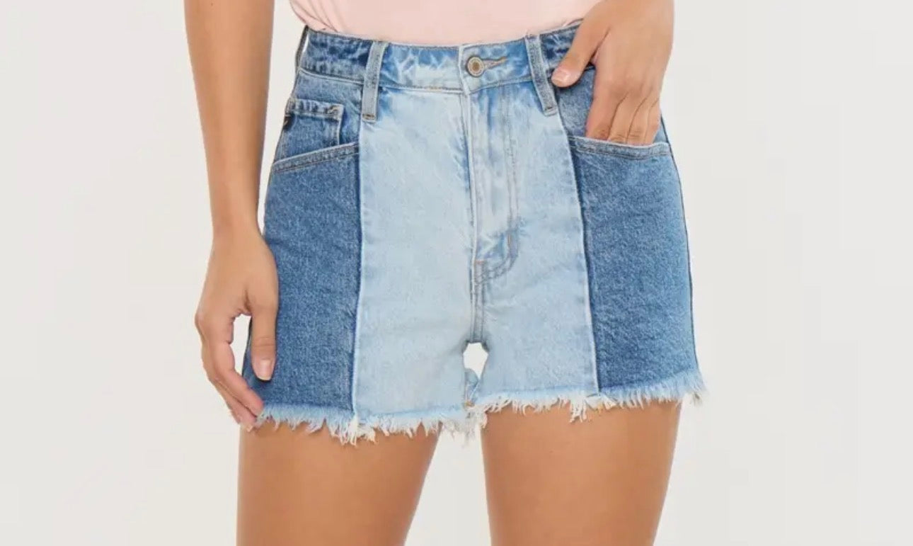 KanCan Two Tone Ultra High Rise | Shorts