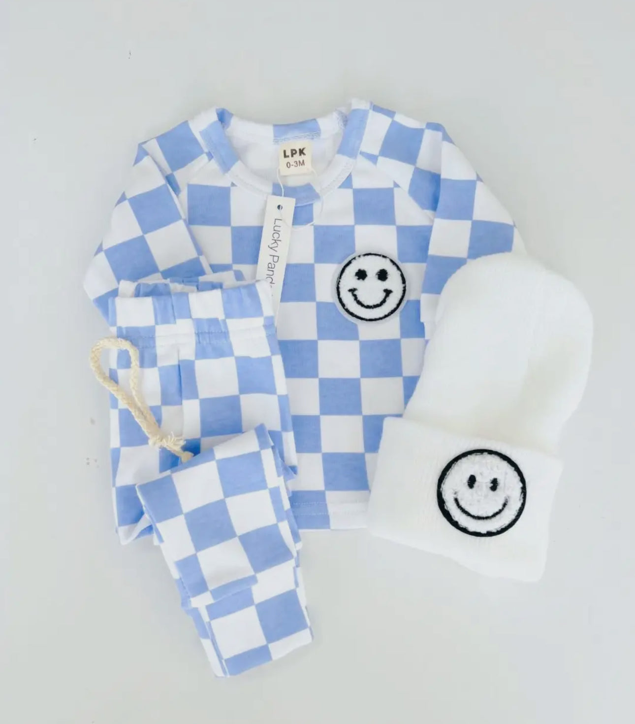 Lounge Set | Blue Checkered
