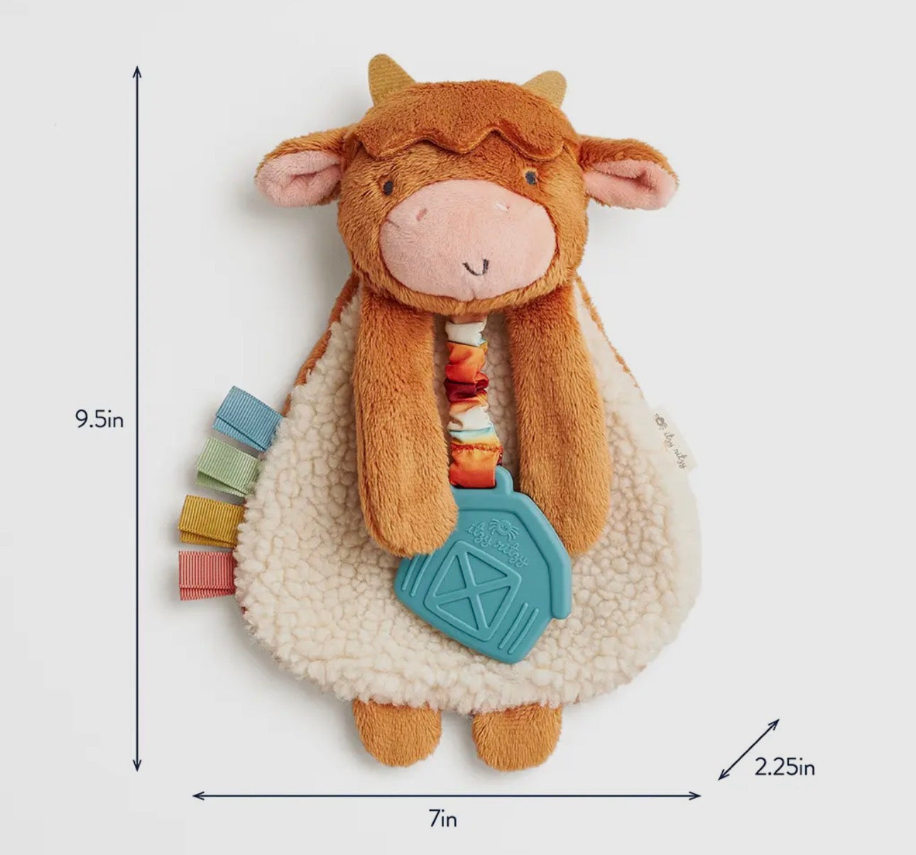 Highland Cow Itzy Friends Lovey Plush